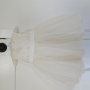 David's Bridal 2T ivory flower girl dress